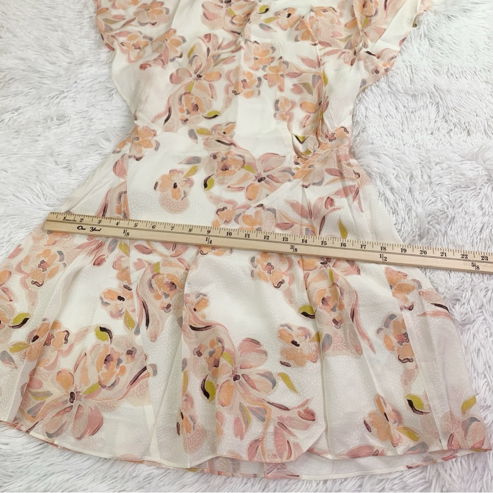 Joie‎ NWT short sleeve B neck Hunter Floral Shift Dress - Picture 6 of 12